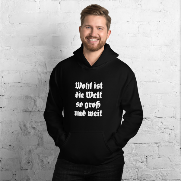 Wohl ist die Welt Tirol Südtirol Hoodie Pullover