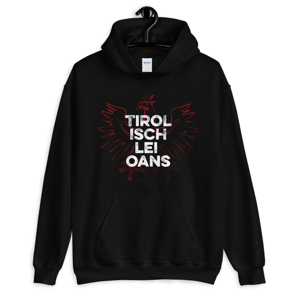 Tirol Isch Lei Oans Adler Tirolerland Hoodie Pullover