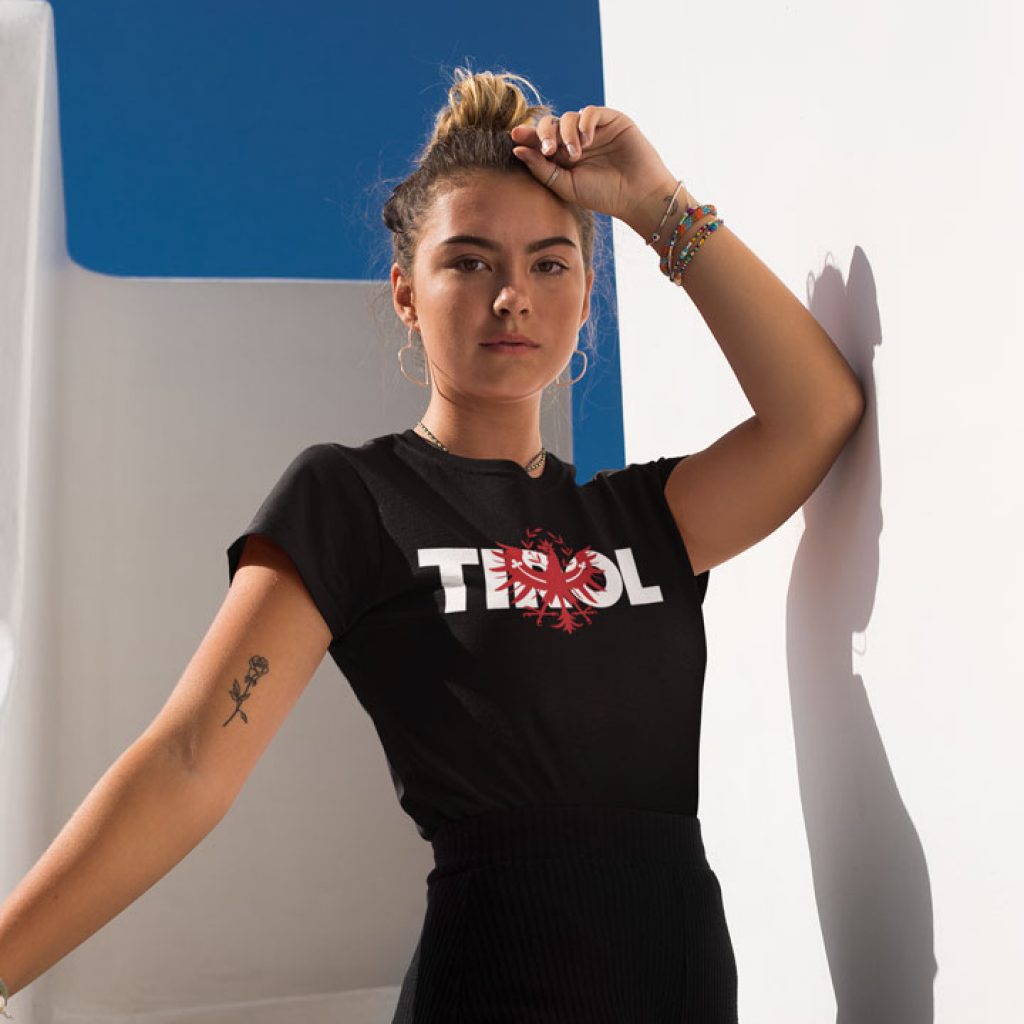 Tirol 1809 Adler Schriftzug T-Shirt