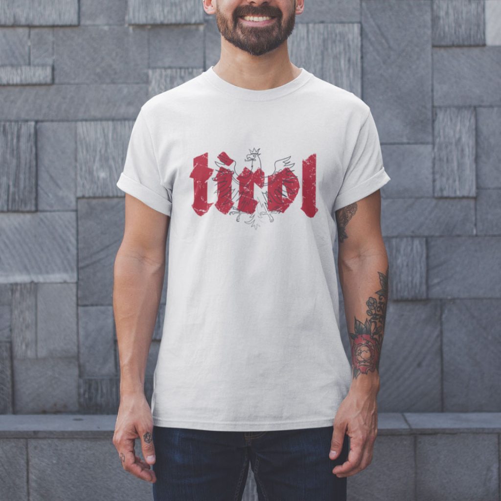 Tirol Schriftzug Adler Wappen T-Shirt